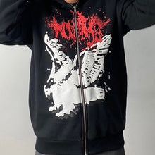 Load image into Gallery viewer, EAGLE ZIP UP HOODIE
